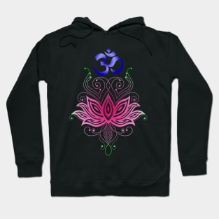 OM: Lotus Rangoli Hoodie